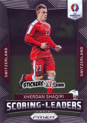 Sticker Xherdan Shaqiri - UEFA Euro 2016 Prizm n. SL-15 - Panini