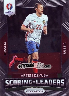 Sticker Artem Dzyuba - UEFA Euro 2016 Prizm - Panini