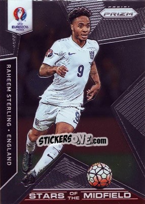 Cromo Raheem Sterling - UEFA Euro 2016 Prizm - Panini