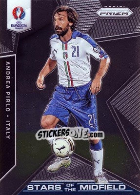 Sticker Andrea Pirlo - UEFA Euro 2016 Prizm n. SM-6 - Panini