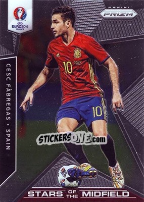 Sticker Cesc Fabregas - UEFA Euro 2016 Prizm n. SM-7 - Panini