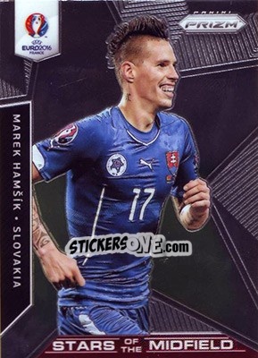 Cromo Marek Hamsik - UEFA Euro 2016 Prizm n. SM-8 - Panini