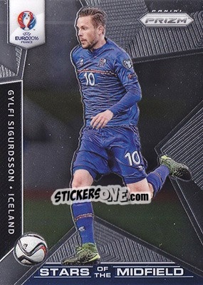 Cromo Gylfi Sigurdsson - UEFA Euro 2016 Prizm - Panini