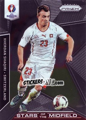 Sticker Xherdan Shaqiri - UEFA Euro 2016 Prizm n. SM-12 - Panini