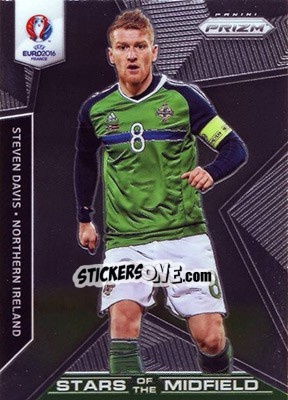 Sticker Steven Davis - UEFA Euro 2016 Prizm n. SM-19 - Panini