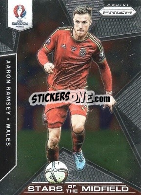 Sticker Aaron Ramsey - UEFA Euro 2016 Prizm n. SM-22 - Panini