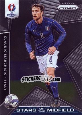 Figurina Claudio Marchisio - UEFA Euro 2016 Prizm - Panini