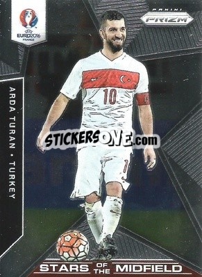 Sticker Arda Turan - UEFA Euro 2016 Prizm n. SM-24 - Panini