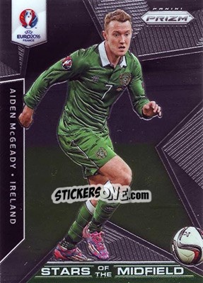 Sticker Aiden McGeady - UEFA Euro 2016 Prizm - Panini