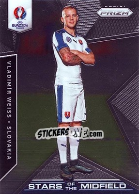 Sticker Vladimir Weiss - UEFA Euro 2016 Prizm n. SM-28 - Panini
