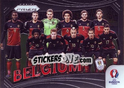 Sticker Belgium - UEFA Euro 2016 Prizm n. TP-5 - Panini