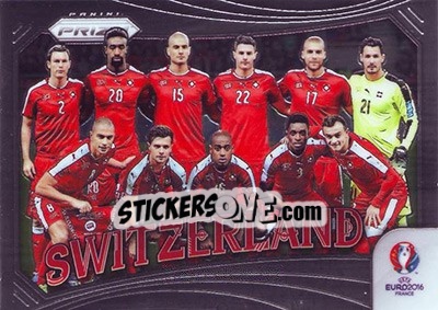 Figurina Switzerland - UEFA Euro 2016 Prizm - Panini