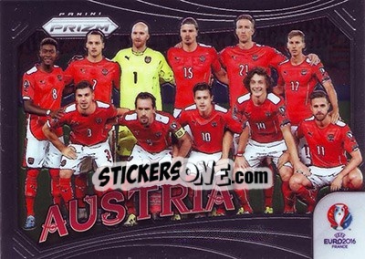 Sticker Austria - UEFA Euro 2016 Prizm n. TP-9 - Panini