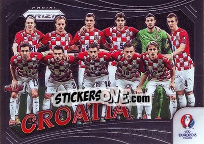 Sticker Croatia - UEFA Euro 2016 Prizm - Panini