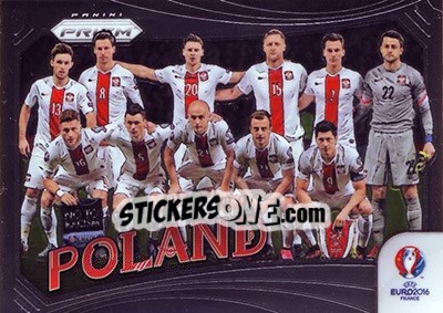 Sticker Poland - UEFA Euro 2016 Prizm n. TP-14 - Panini