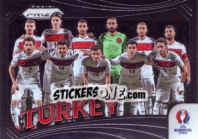Sticker Turkey - UEFA Euro 2016 Prizm - Panini