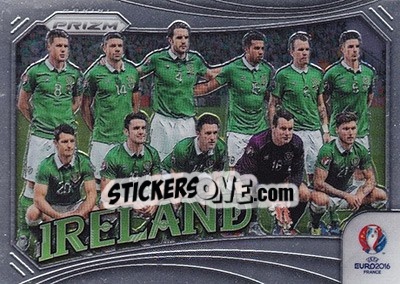 Sticker Ireland - UEFA Euro 2016 Prizm - Panini