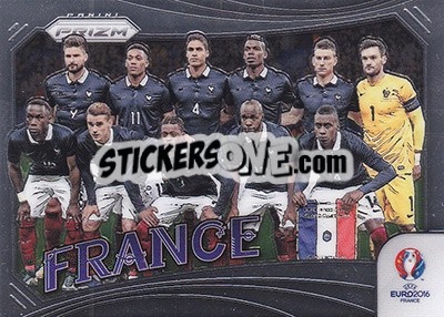 Figurina France - UEFA Euro 2016 Prizm - Panini