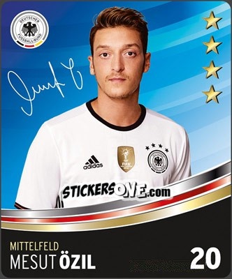 Sticker Mesut Özil - DFB-Sammelalbum 2016 n. 20 - Rewe