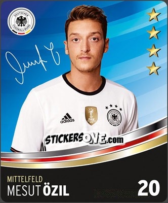 Figurina Mesut Özil - DFB-Sammelalbum 2016 - Rewe