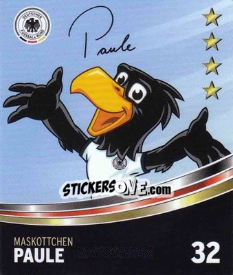 Sticker Paule - DFB-Sammelalbum 2016 n. 32 - Rewe