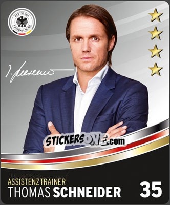 Sticker Thomas Schneider - DFB-Sammelalbum 2016 n. 35 - Rewe