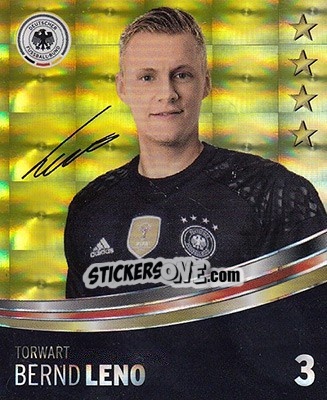 Sticker Bernd Leno - DFB-Sammelalbum 2016 n. 3g - Rewe