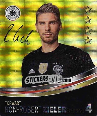 Sticker Ron-Robert Zieler - DFB-Sammelalbum 2016 n. 4g - Rewe