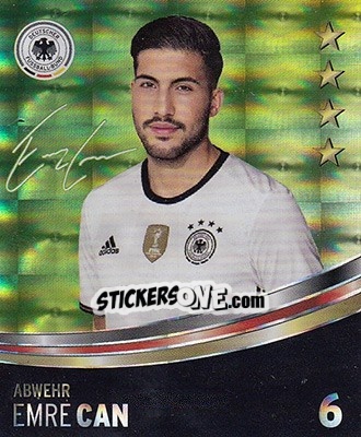 Sticker Emre Can - DFB-Sammelalbum 2016 n. 6g - Rewe