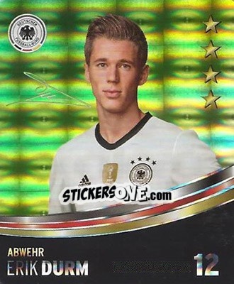 Sticker Erik Durm - DFB-Sammelalbum 2016 n. 12g - Rewe