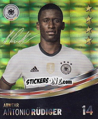 Cromo Antonio Rüdiger - DFB-Sammelalbum 2016 - Rewe