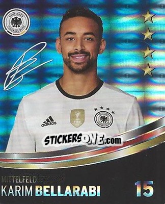 Sticker Karim Bellarabi - DFB-Sammelalbum 2016 n. 15g - Rewe