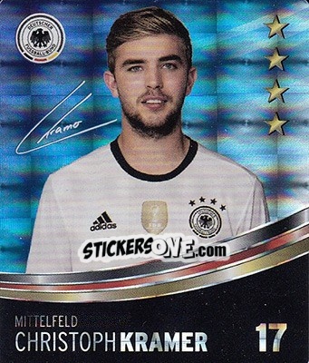 Sticker Christoph Kramer - DFB-Sammelalbum 2016 n. 17g - Rewe