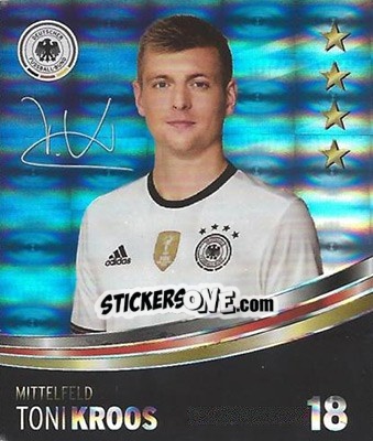 Sticker Toni Kroos - DFB-Sammelalbum 2016 n. 18g - Rewe