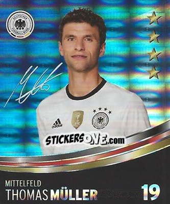 Sticker Thomas Müller - DFB-Sammelalbum 2016 n. 19g - Rewe