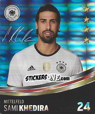 Sticker Sami Khedira - DFB-Sammelalbum 2016 n. 24g - Rewe