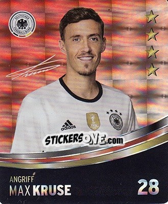 Sticker Max Kruse - DFB-Sammelalbum 2016 n. 28g - Rewe