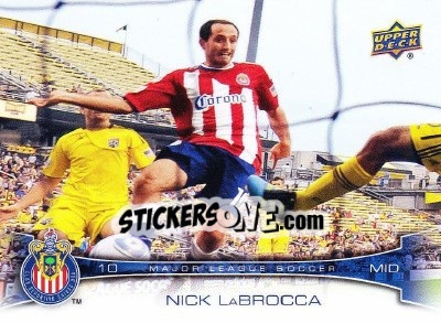 Sticker Nick LaBrocca - Mls 2012 - Upper Deck