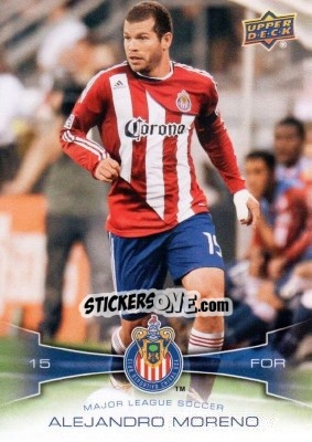 Cromo Alejandro Moreno - Mls 2012 - Upper Deck