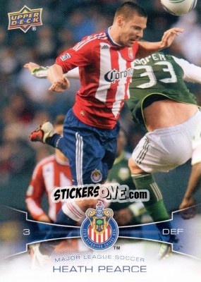 Sticker Heath Pearce - Mls 2012 - Upper Deck