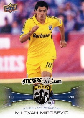 Sticker Milovan Mirosevic - Mls 2012 - Upper Deck