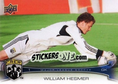 Sticker William Hesmer - Mls 2012 - Upper Deck