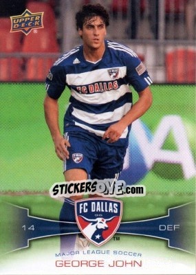 Sticker George John - Mls 2012 - Upper Deck