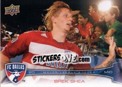 Sticker Brek Shea - Mls 2012 - Upper Deck