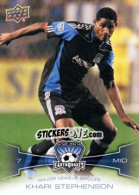 Cromo Khari Stephenson - Mls 2012 - Upper Deck