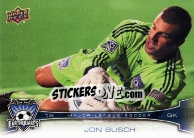 Sticker Jon Busch - Mls 2012 - Upper Deck