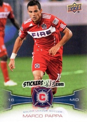 Cromo Marco Pappa - Mls 2012 - Upper Deck