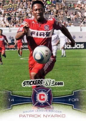 Sticker Patrick Nyarko - Mls 2012 - Upper Deck