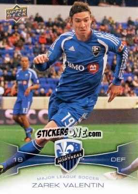 Sticker Zarek Valentin - Mls 2012 - Upper Deck