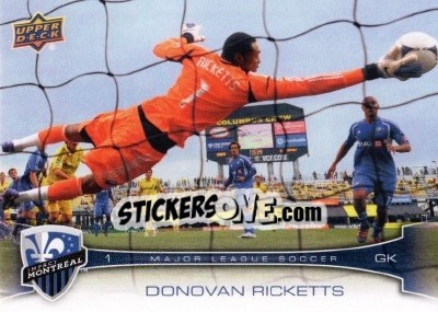 Sticker Donovan Ricketts - Mls 2012 - Upper Deck